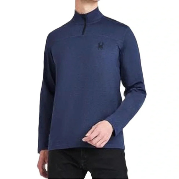 Spyder Active Performance Men's Pull Over Long Sleeve Shirt - Picture 1 of 14